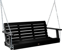 Highwood Ad-Porw1-Bke Weatherly Porch Swing, 5 Feet, Black - £490.34 GBP