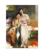 Pino Giclee on Canvas Signed/# "Bedtime Stories"  coa SIZE 40X30 Mother/Daughter - $1,326.60