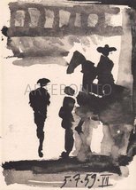 Artebonito - Pablo Picasso, Toros y Toreros 7 Dated 5/7/59 Printed 1961 - £86.14 GBP