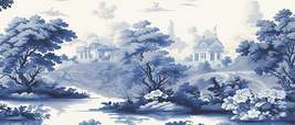 Diamond Painting Blue White Toile De Jouy Round &amp; Square - £21.98 GBP+