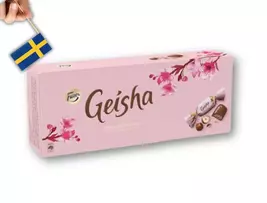 Fazer Geisha Box 228g (8.04oz) - Luxurious Milk Chocolate with Hazelnut ... - $23.90