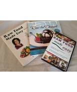 Set 3 Raw Food Made Easy Jennifer Cornbleet &amp; Desserts w/ DVD Vegan Plan... - £15.55 GBP