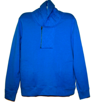 Xios  Blue Mens Half Zipper Stylish Collar Cotton Warm Sweater Size 2L  - £33.39 GBP