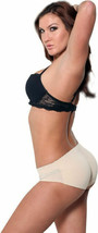 Women&#39;s Fullness Air Flo Padded Butt Shaper Booster Panty Beige #8081 - £11.60 GBP