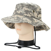Desert Digital Camo Boonie Bucket Hat Cap Summer Men Sun 100% Cotton Size L/XL - £17.54 GBP
