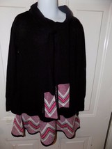 Cloud Chaser Sweater Tunic Top W/Scarf Size 7 Girl&#39;s NEW - £15.98 GBP