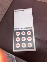 1972 Mobile Gas   Oklahoma   Road Map Shows Route 66 - £7.47 GBP