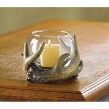 RUSTIC ANTLER CANDLEHOLDER - £25.17 GBP