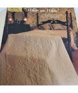Vintage 1985 White on White Quilting Pattern Magazine Guide - $15.16 CAD