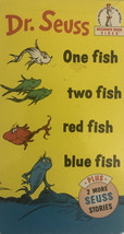 Vhs Dr Seuss-One Fish Two Fish Red Fish Blue Fish(VHS,1996)TESTED-RARE-SHIPN24HR - £22.98 GBP