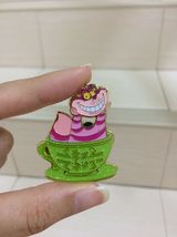 Hong Kong Disneyland Cheshire Cat In Cup Pin From Alice in Wonderland. Rare - £27.65 GBP