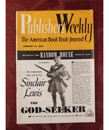 PUBLISHERs WEEKLY Book Trade Magazine January 15 1949 Sinclair Lewis  - £12.90 GBP