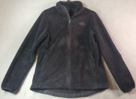 The North Face Jacket Womens Medium Black Polyester Long Sleeve Full Zipper Logo - £19.20 GBP