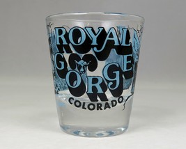 Royal Gorge Aerial Tram Souvenir Shot Glass Canon City Colorado Gondolas - $9.70