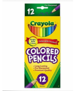 Crayola Colored Pencils Long Lasting Premium Quality 12-Color Set - 1 Pack - £6.32 GBP