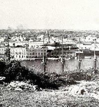 Havana Panorama Victorian 1898 Print Cuba&#39;s Freedom Spanish War DWU15 - $373.29 MXN