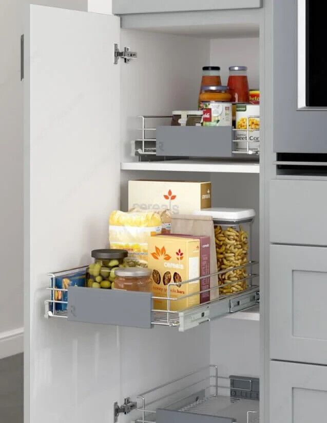 Richelieu Pullout Heavy-Duty Steel Wire Storage Basket for Pots, Pans, P... - $105.85