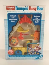 Playskool Toddler Bumpin’ Busy Box Ball Drop Baby Toy Vintage 1989 USA 80s Toy - $108.85