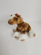 6&quot; TY Beanie Babies Hoofer the Clydesdale Horse Plush Stuffed Animal NO HANG TAG - £11.05 GBP