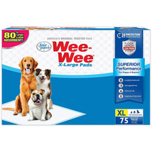 Four Paws X-Large Wee Wee Pads 28" x 34" 75 count - $188.94