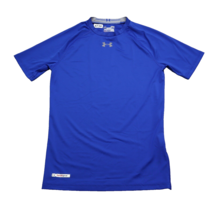 Under Armour Shirt  Mens L Blue Compression Heat Gear Lightweight Casual - £14.69 GBP
