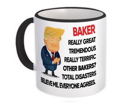 BAKER Funny Trump : Gift Mug Terrific BAKER Birthday Christmas Gift Jobs - £12.57 GBP