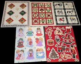 Vintage Sticker Lot Xmas 5 Sheets  Gibson Hallmark, American Greetings  - $463.95 MXN