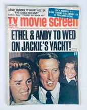 VTG TV and Movie Screen Magazine April 1972 Vol 19 No. 5 Ethel, Andy &amp; Jackie - £9.67 GBP