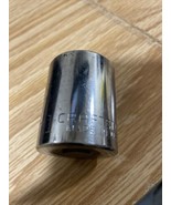 Craftsman Vintage 1&quot; 6 Point 1/2&quot; Drive Shallow Socket USA 44066 G Inverted - £10.90 GBP
