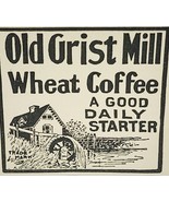 1904 Old Grist Mill Coffee Advertisement Antique Food Ephemera 2 x 2&quot; - $27.56 CAD