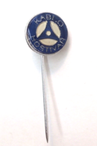 Vintage Prague Czech Stick Pin kablo hostivař (Cable Host) Enamel and Metal - £9.02 GBP