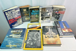 Lot Of 10 Vtg Nasa, Space, Astronaut Hc /DJ Books -RIGHT Stuff, Lost Moon 1ST Ed - £78.34 GBP