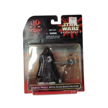 VINTAGE 1999 STAR WARS EPISODE 1 DARTH MAUL SITH INFILTRATOR NEW IN PACKAGE - £18.55 GBP