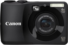 Canon Powershot A1200 12 Mp Digital Camera With 4 X Optical Zoom (Black). - £200.90 GBP