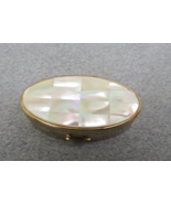 Max Factor Lipstick Hold Compact Gold Tone MOP Made United Kingdom Circa... - $40.58 CAD