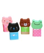 2 Pcs/lot Cute Cat Pencil Erasers Office School Correction Supplies Stationery - £3.97 GBP