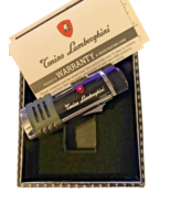 Cigar Lighter Tonino Lamborghini  Black Dual Flame  Keychain Flame Adjuster - $411.68 MXN
