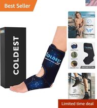 Coldest Foot Ankle Achilles Tendonitis Icing Pain Relief Ice Wrap with C... - $49.89