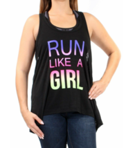 Nwt Ideology Run Like A Girl Essential Tank Noir Black 76247B250 Xl - £8.78 GBP