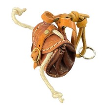Handmade Vintage Leather Coin Pouch Personalized with the Name Roby - £19.75 GBP