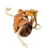 Handmade Vintage Leather Coin Pouch Personalized with the Name Roby - £19.43 GBP