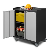 Metal Rolling Tool Cabinet With Wheels / Doors Lockable Steel Storage To... - £148.71 GBP