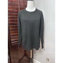 Caslon Womens Pullover Sweater Black Long Sleeve Crew Neck Tight Knit M New - £18.14 GBP