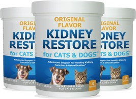 3 Pack Cats &amp; Dogs To Support Normal Kidney Function, Creatinine, Pet Renal Kidn - £65.92 GBP