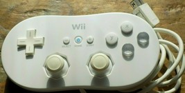 Official Nintendo Wii Classic Pro Controller White RVL-005 OEM - £14.15 GBP