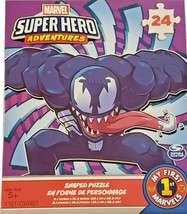 Marvel Super Hero Adventures Venom Jigsaw Puzzle 24 Pieces New  - £4.57 GBP