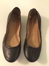 Mothers Day Size 8 Mossimo shoes ballet flats slip on black ladies womens - $14.99