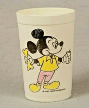 Vtg Walt Disney Productions by Eagle Mickey Mouse Donald Duck Pluto Plastic Cup - £6.13 GBP
