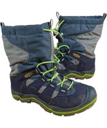 Keen Winterport Snow Boots Kids Size 5 Blue Green Winter 2 - $39.60