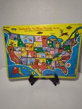 Vintage Warren Paper Products United States Map Puzzle No 503 USA Sealed... - $20.70 CAD
